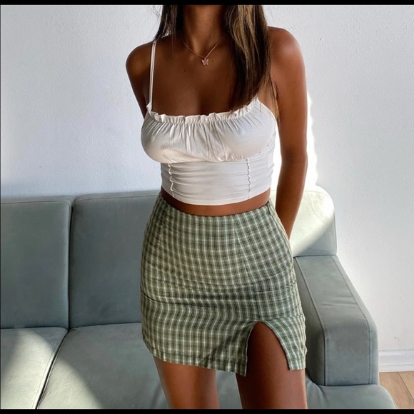 Plaid Mini Skirt - Picture 2 of 7